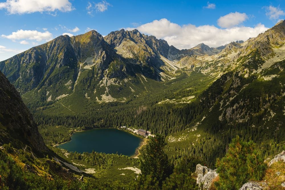 Berglandschaft in der Slowakei